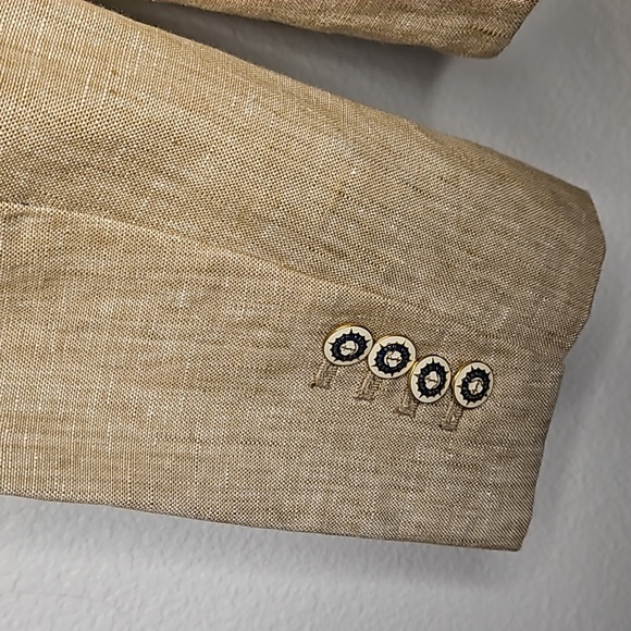 NWT J.Crew Campbell Linen Blazer/Jacket, Size 4, Tan - Picture 10 of 10